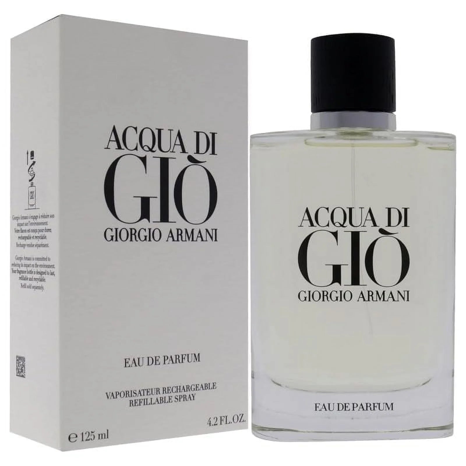 Acqua Di Gio Eau De Parfum Spray Refillable 4.2 oz