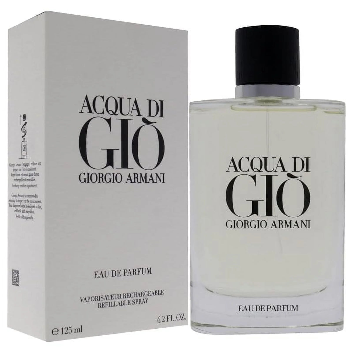 Acqua Di Gio Eau De Parfum Spray Refillable 4.2 oz