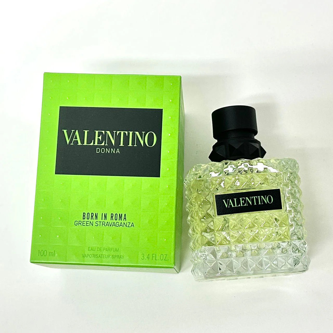 Valentino Donna Born In Roma Green Stravaganza Eau de Parfum Spray for Women, 3.4 Ounce